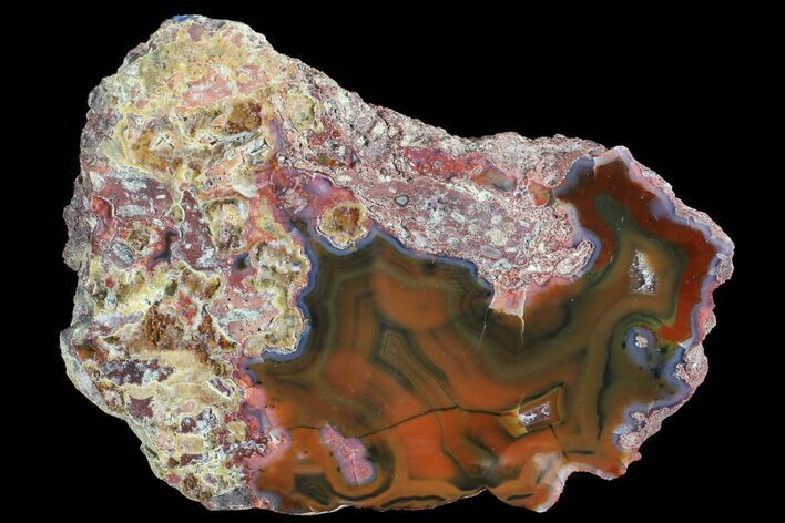 Polished Red Agate Nodule - Pair #68229